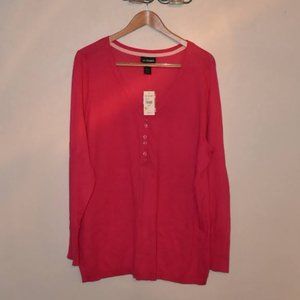 {Plus Size} Lane Bryant Pullover Cardigan~ NWT~Size 22/24 (A17)